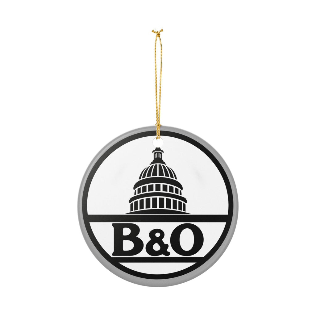 Baltimore and Ohio Railroad Ceramic Ornament