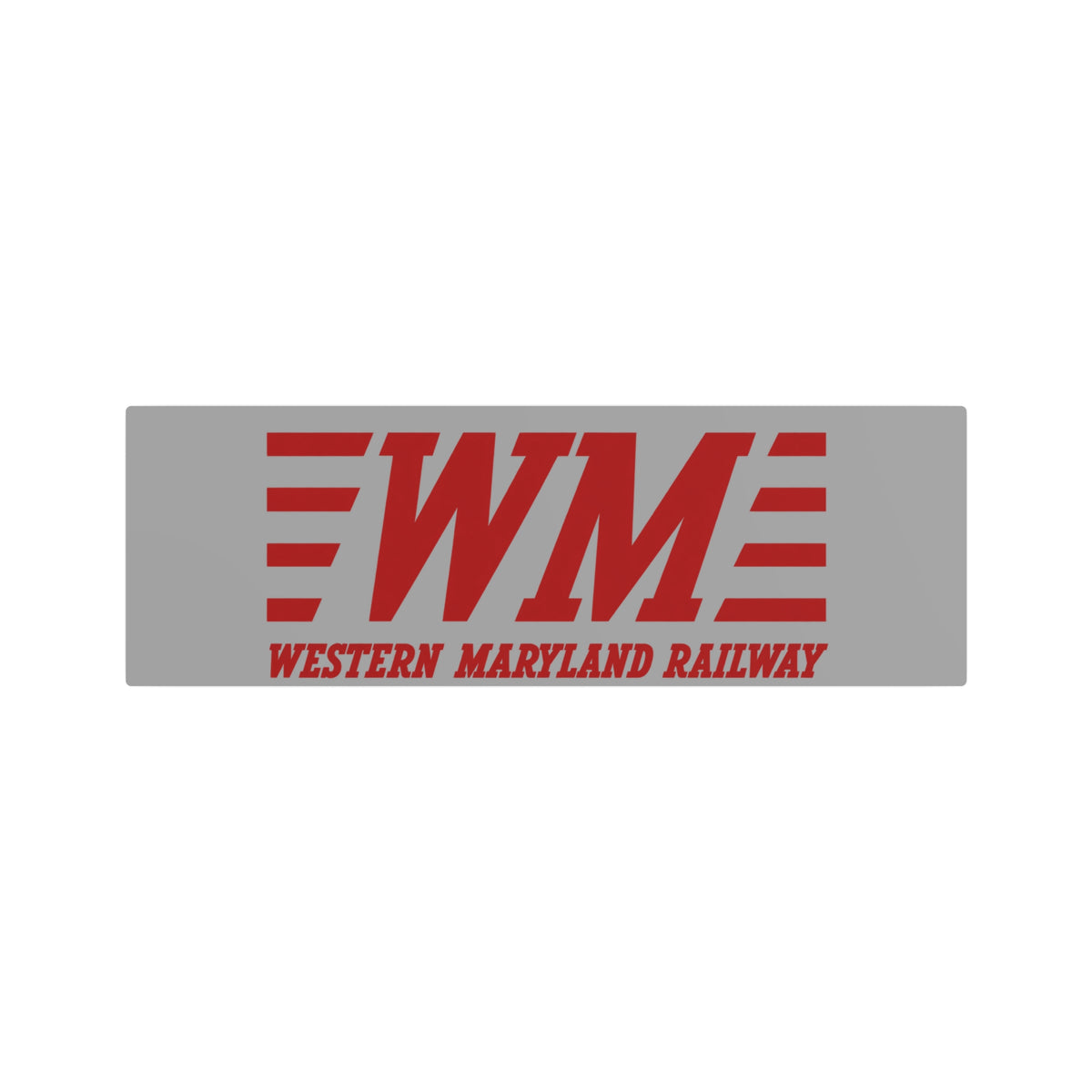 Western Maryland Railway Metal Sign