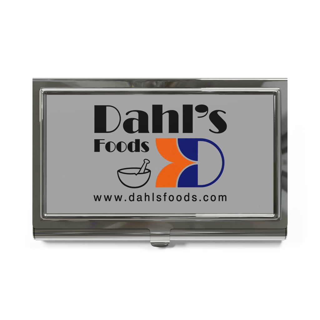 Dahl's Foods Metal Business Card Holder