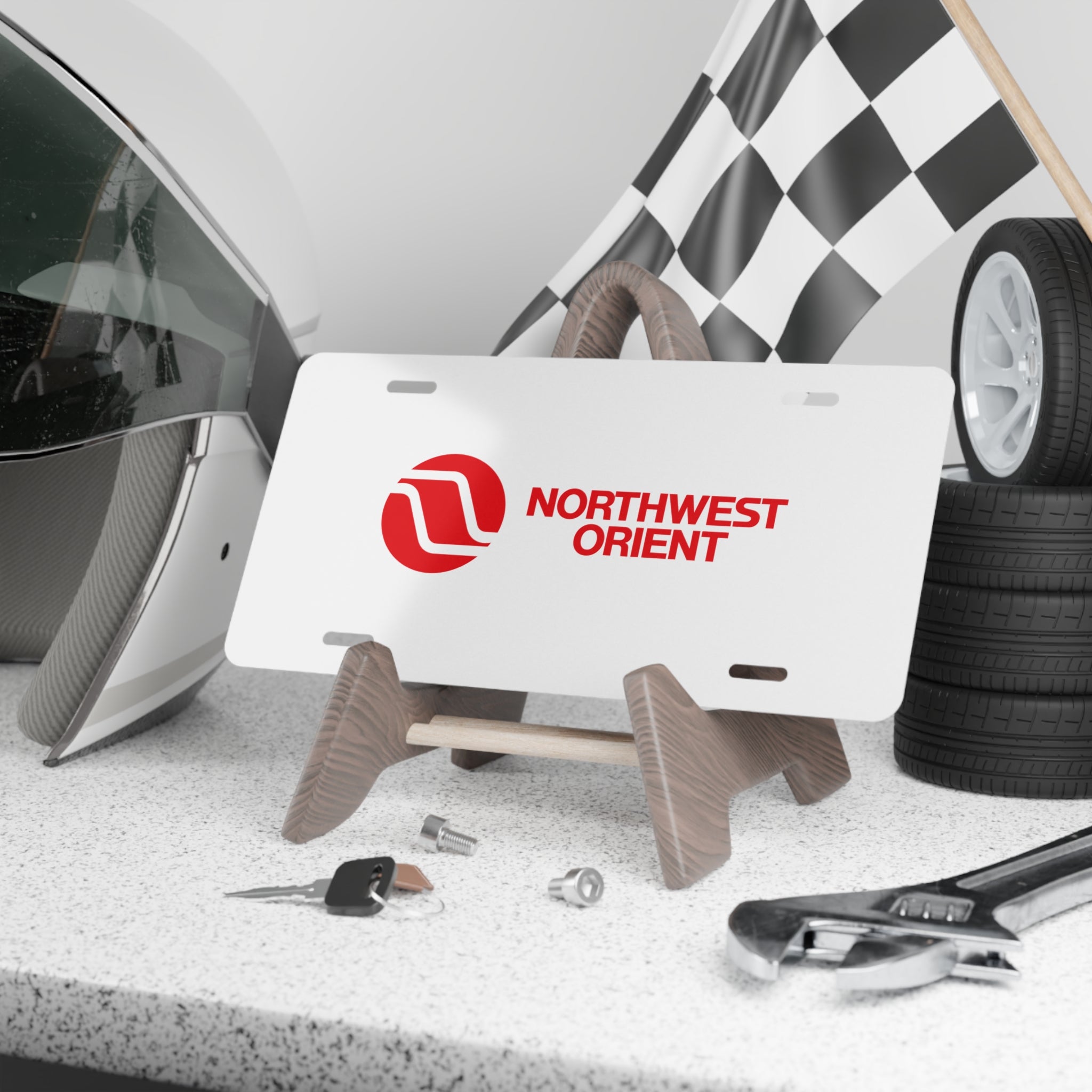 Northwest Orient Airlines Vanity License Plate