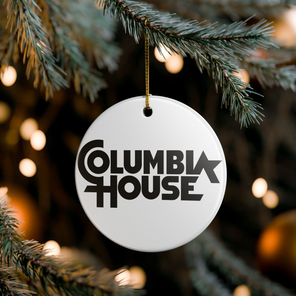 Columbia House Ceramic Ornament