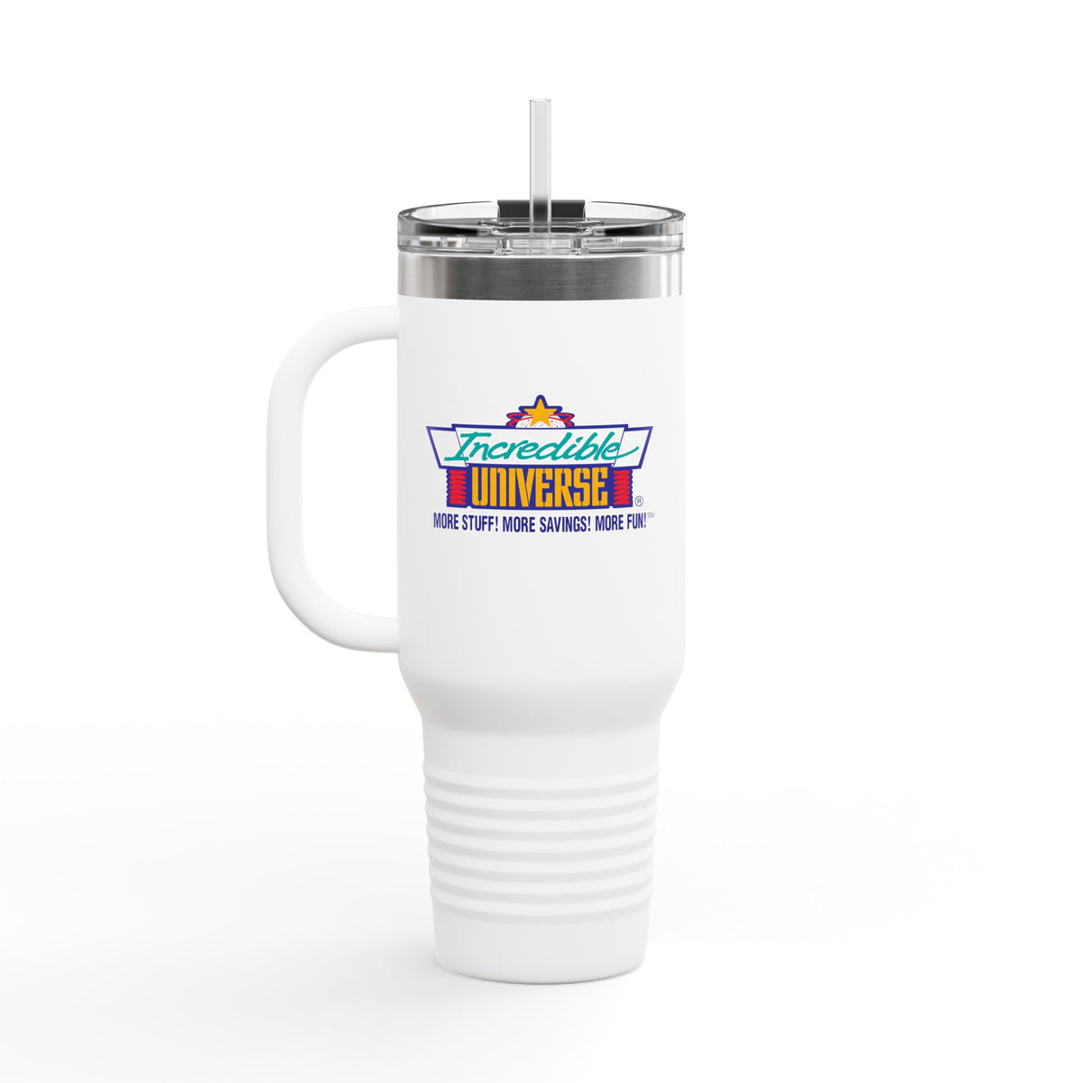 Incredible Universe 40oz Insulated Travel Mug Stainless Tumbler