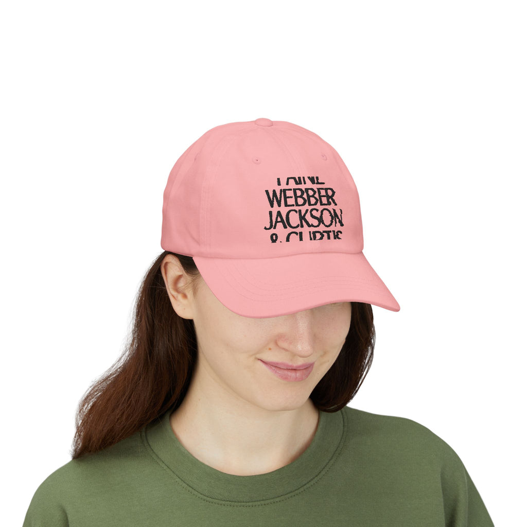 Paine Webber Jackson & Curtis Embroidered Dad Cap Hat