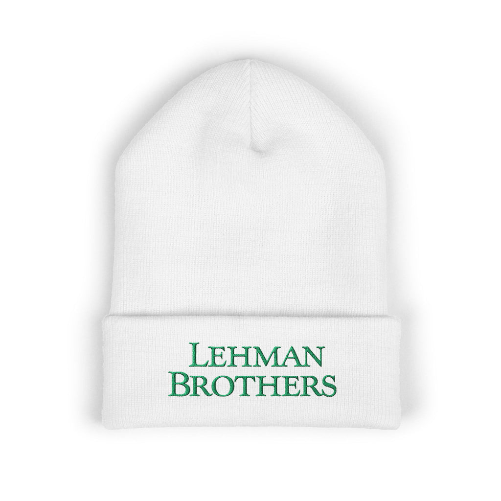 Lehman Brothers Cuffed Beanie