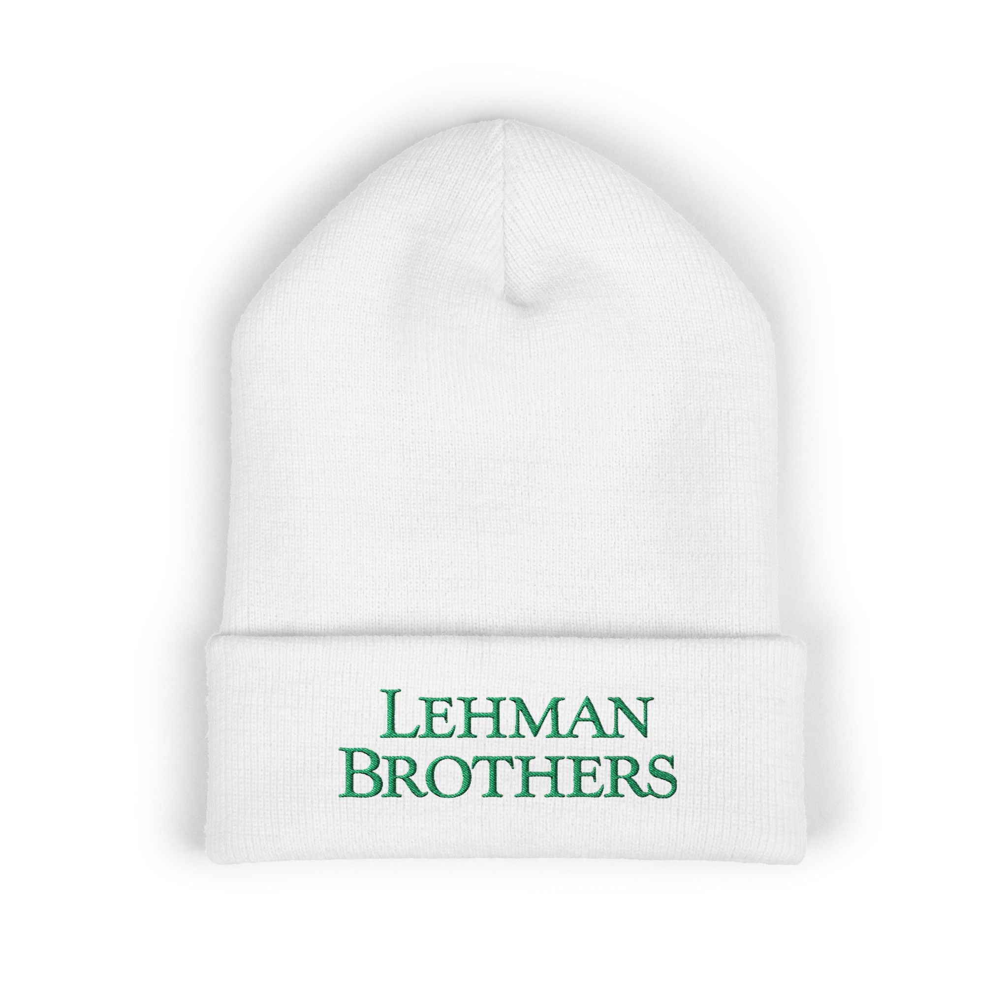Lehman Brothers Cuffed Beanie