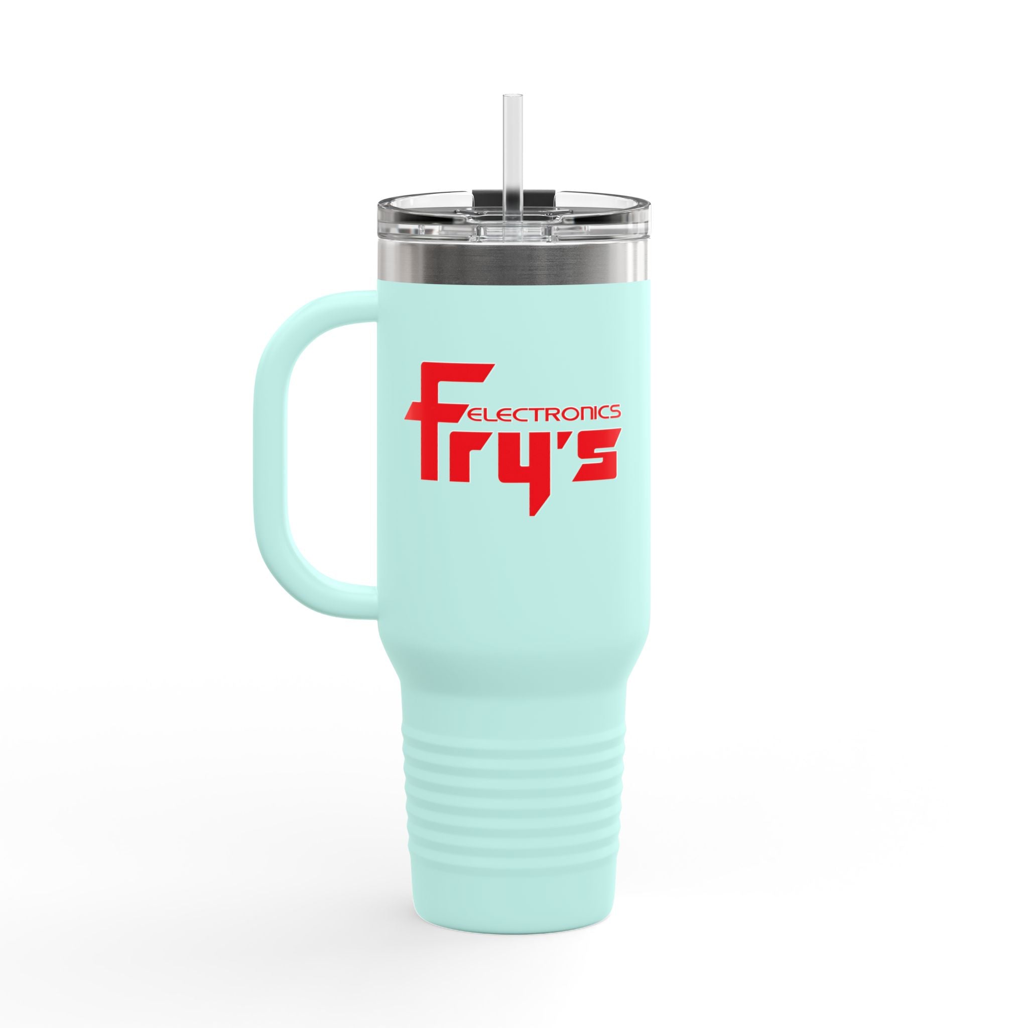 Fry's Electronics, Inc. 40oz Insulated Travel Mug Stainless Tumbler