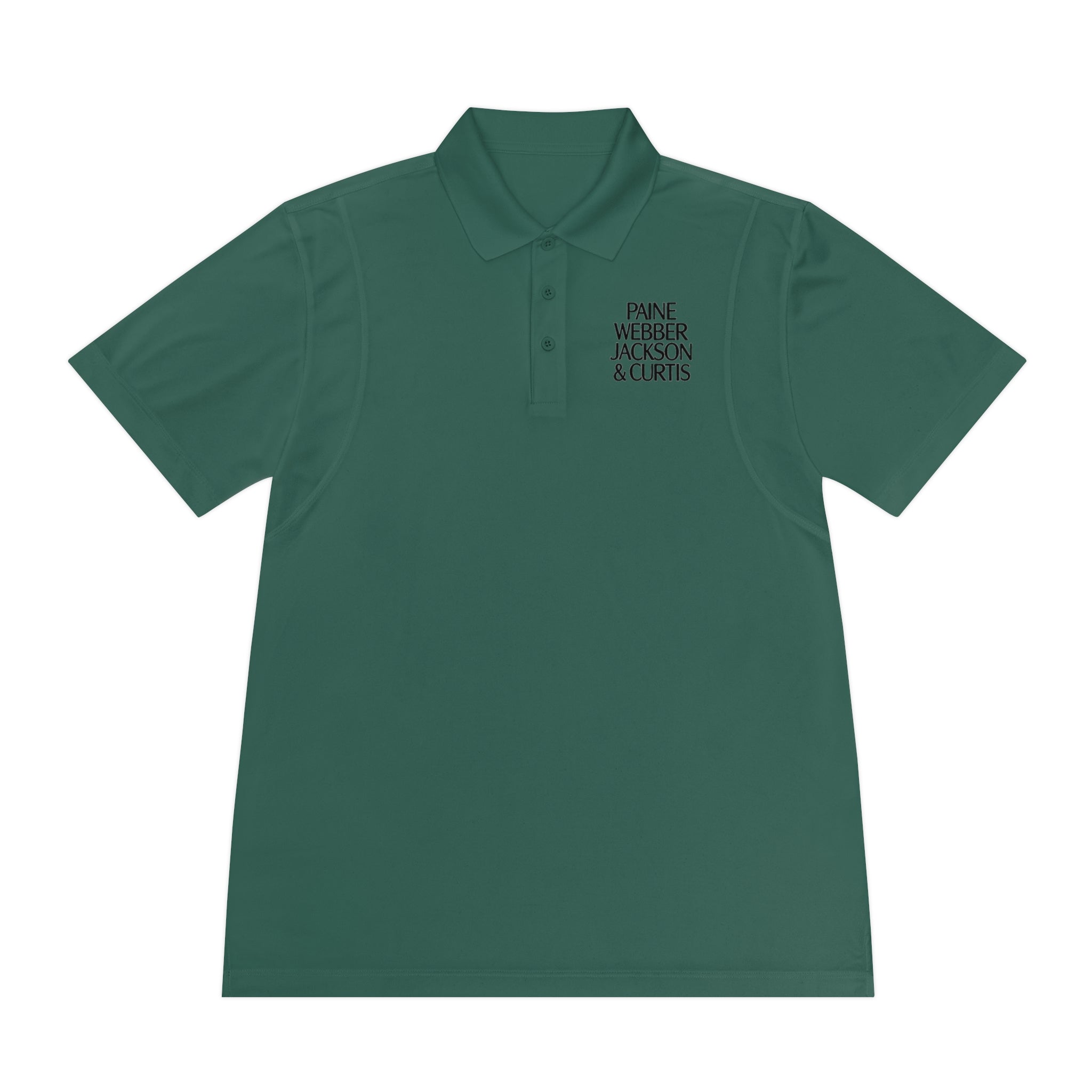 Paine Webber Jackson & Curtis Men's Sport Polo Shirt