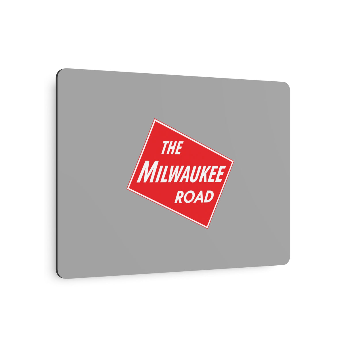 Chicago Milwaukee St. Paul and Pacific Railroad Metal Sign