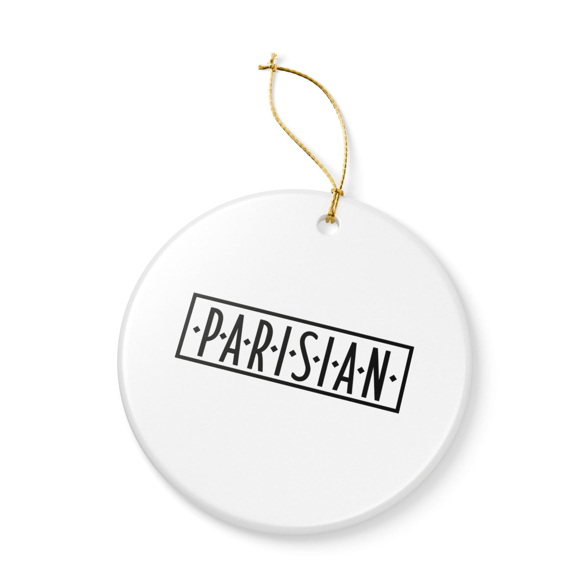Parisian Ceramic Ornament