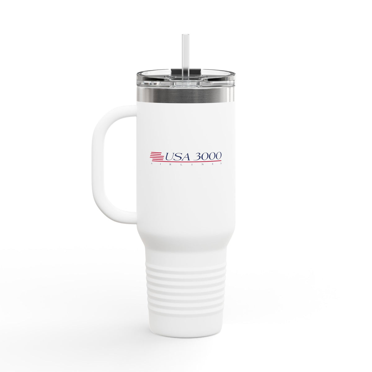 USA3000 Airlines 40oz Insulated Travel Mug Stainless Tumbler