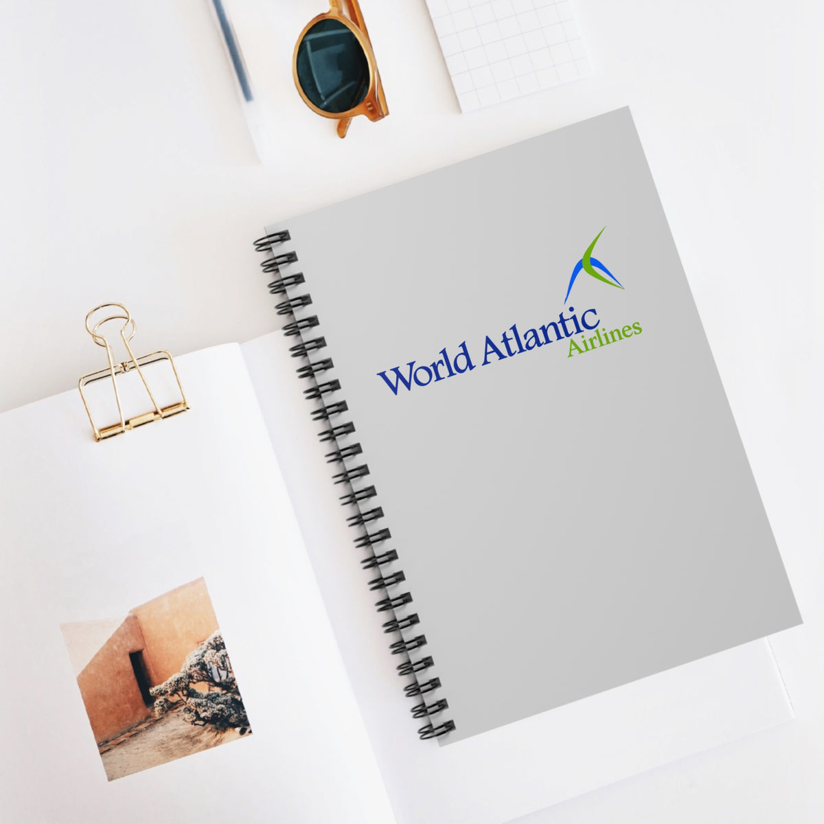 World Atlantic Airlines Spiral Notebook