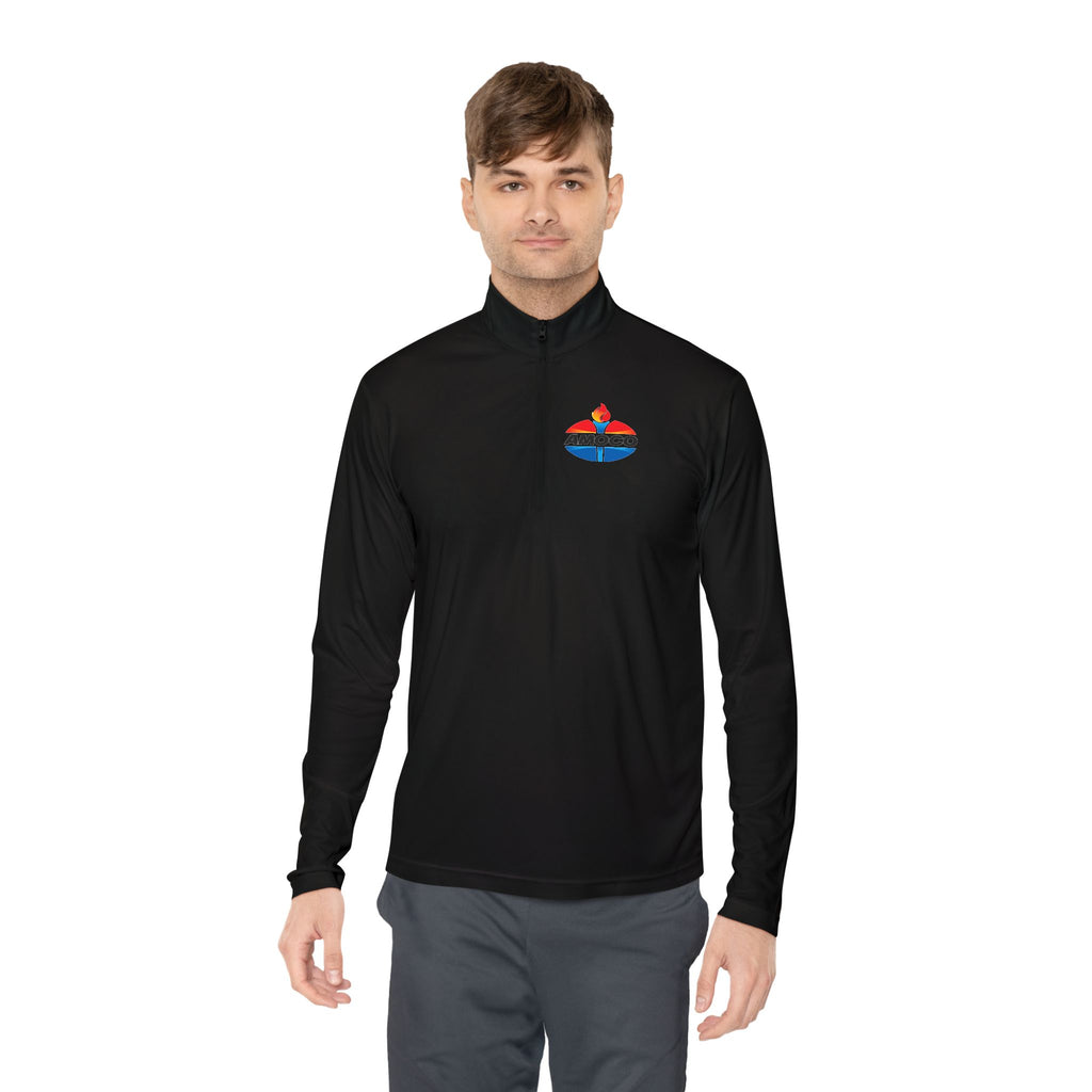 Amoco Unisex Quarter Zip Pullover