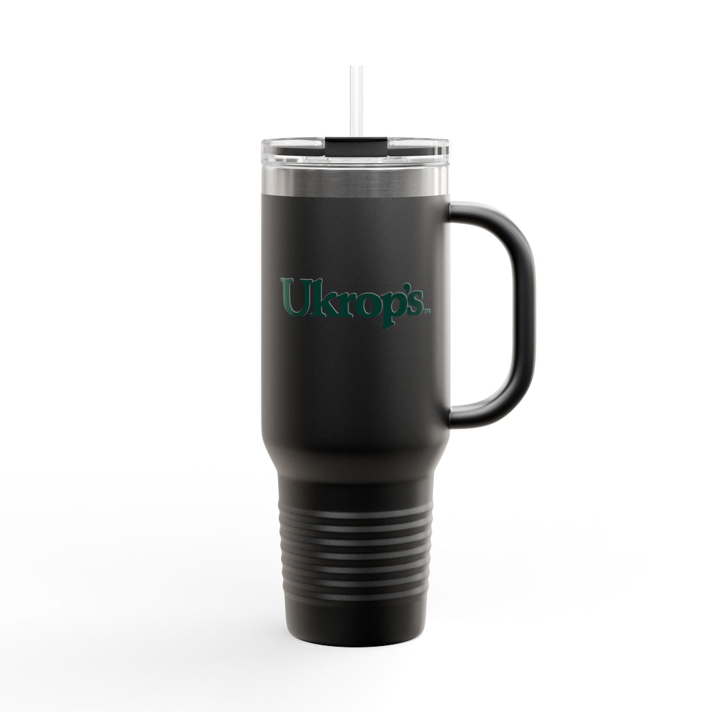 Ukrop's Super Markets 40oz Insulated Travel Mug Stainless Tumbler