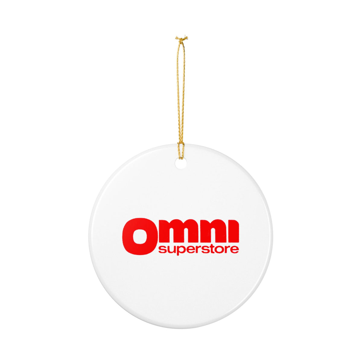 Omni Superstore Ceramic Ornament