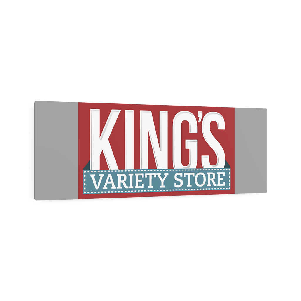 King's Variety Store Metal Sign