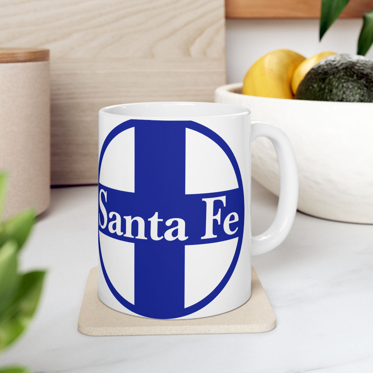 Atchison Topeka and Santa Fe Railway Ceramic Coffee Mug