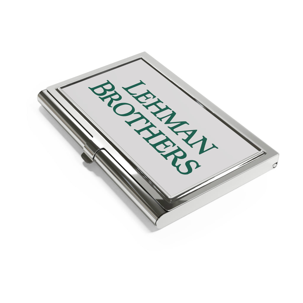 Lehman Brothers Metal Business Card Holder