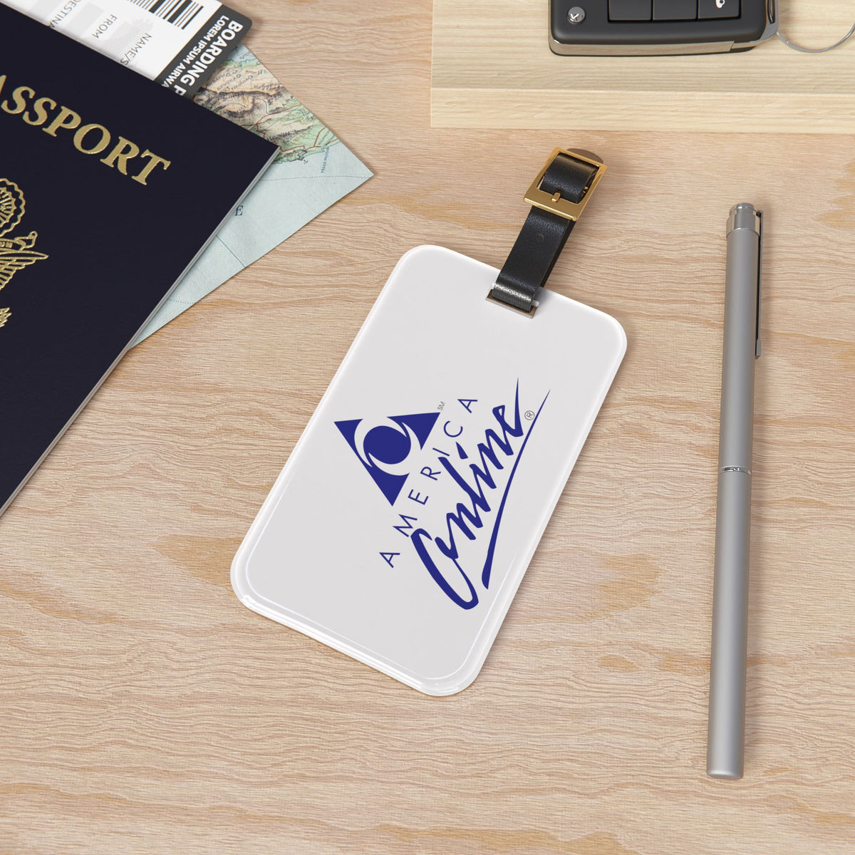 America Online (AOL) Luggage Tag