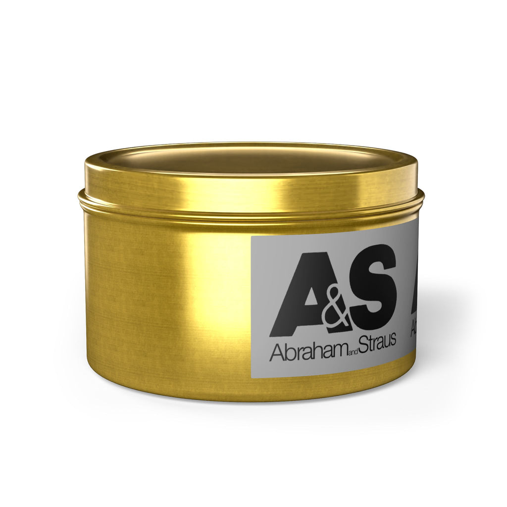 Abraham & Straus Tin Candle