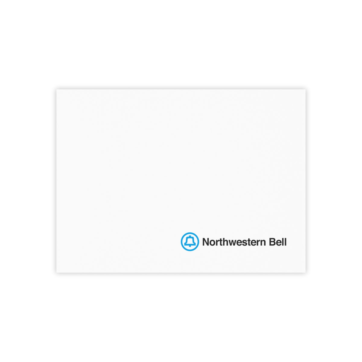 Northwestern Bell Sticky Post-it Note Pad