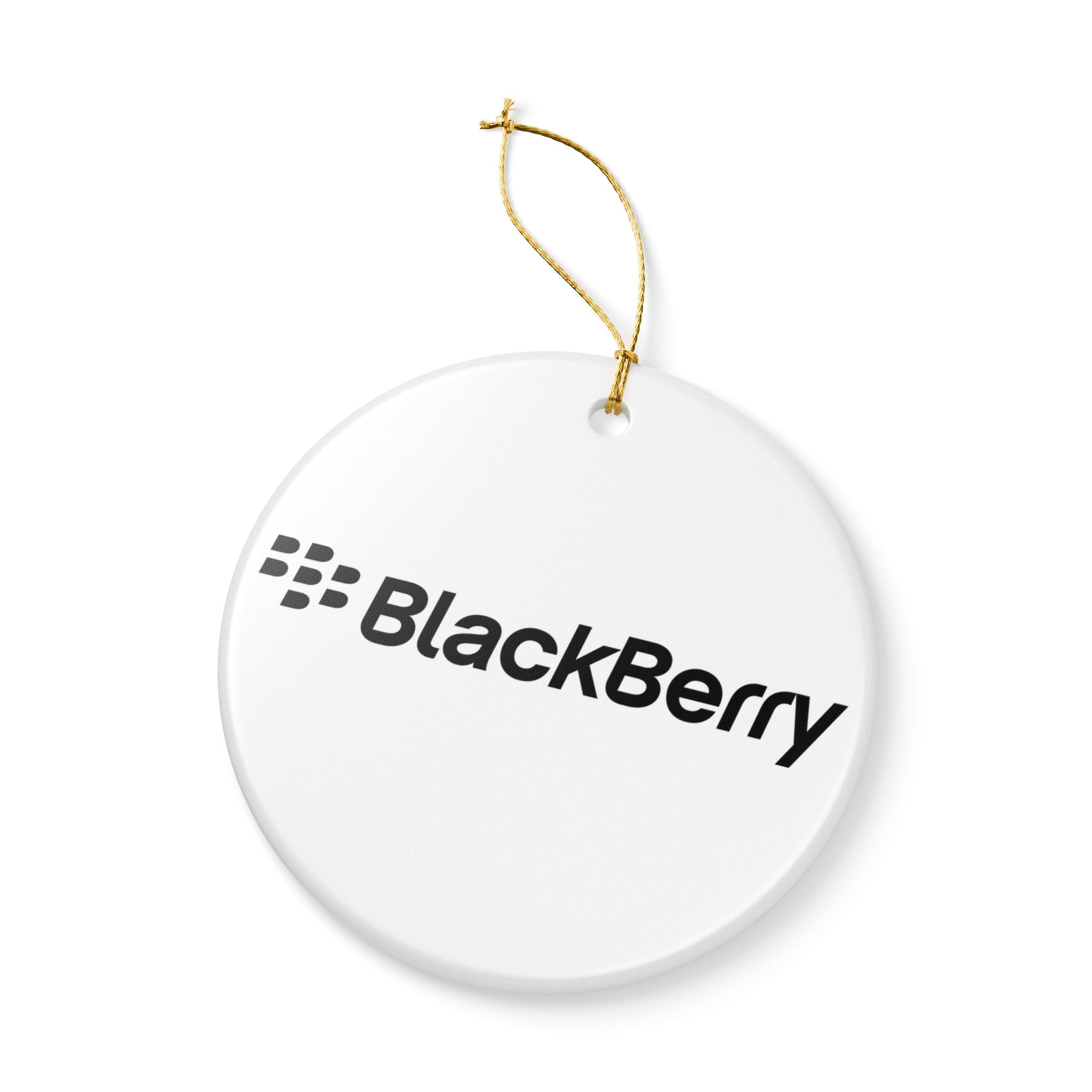 BlackBerry Ceramic Ornament