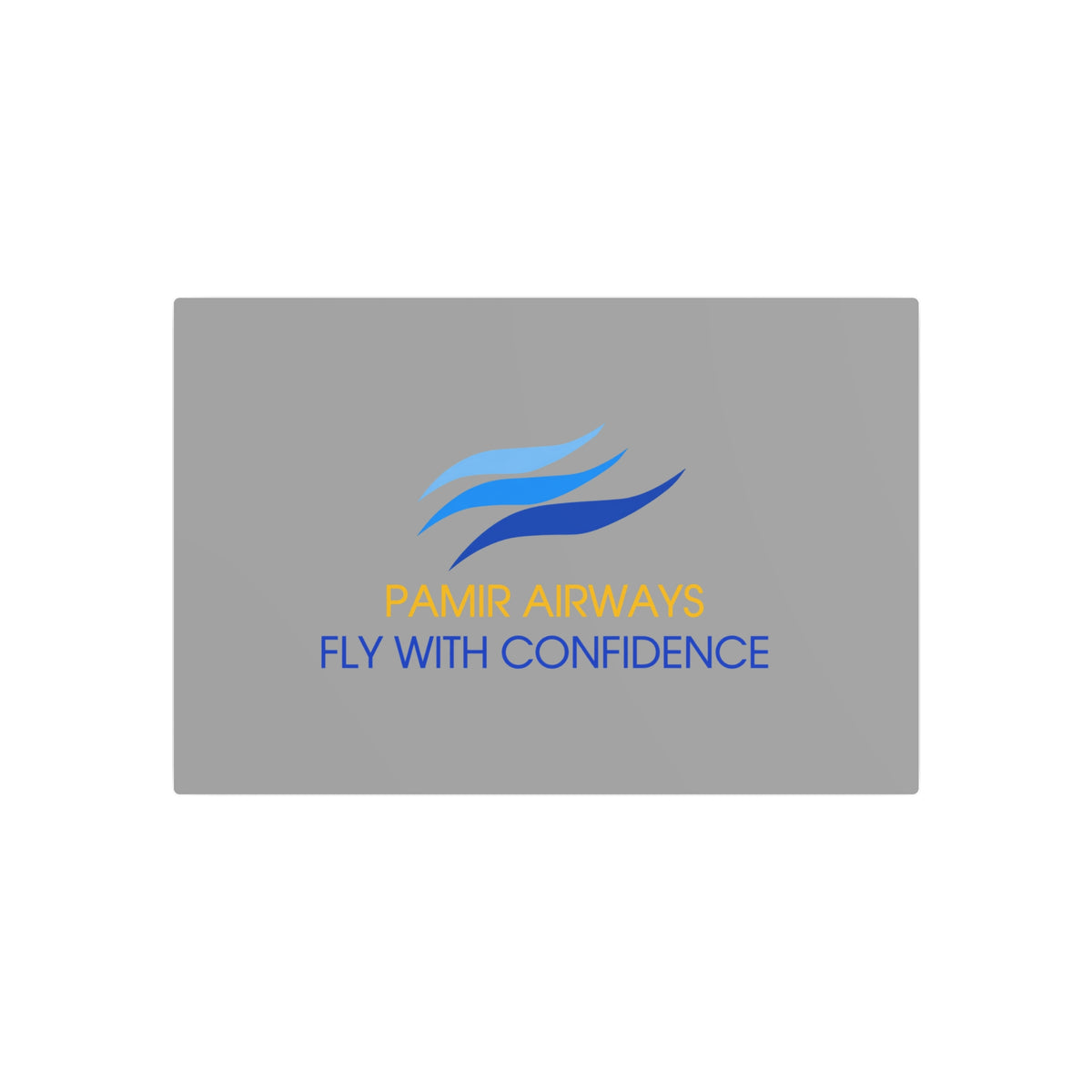Pamir Airways Metal Sign