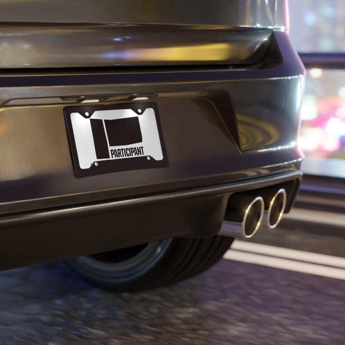 Participant Media Vanity License Plate