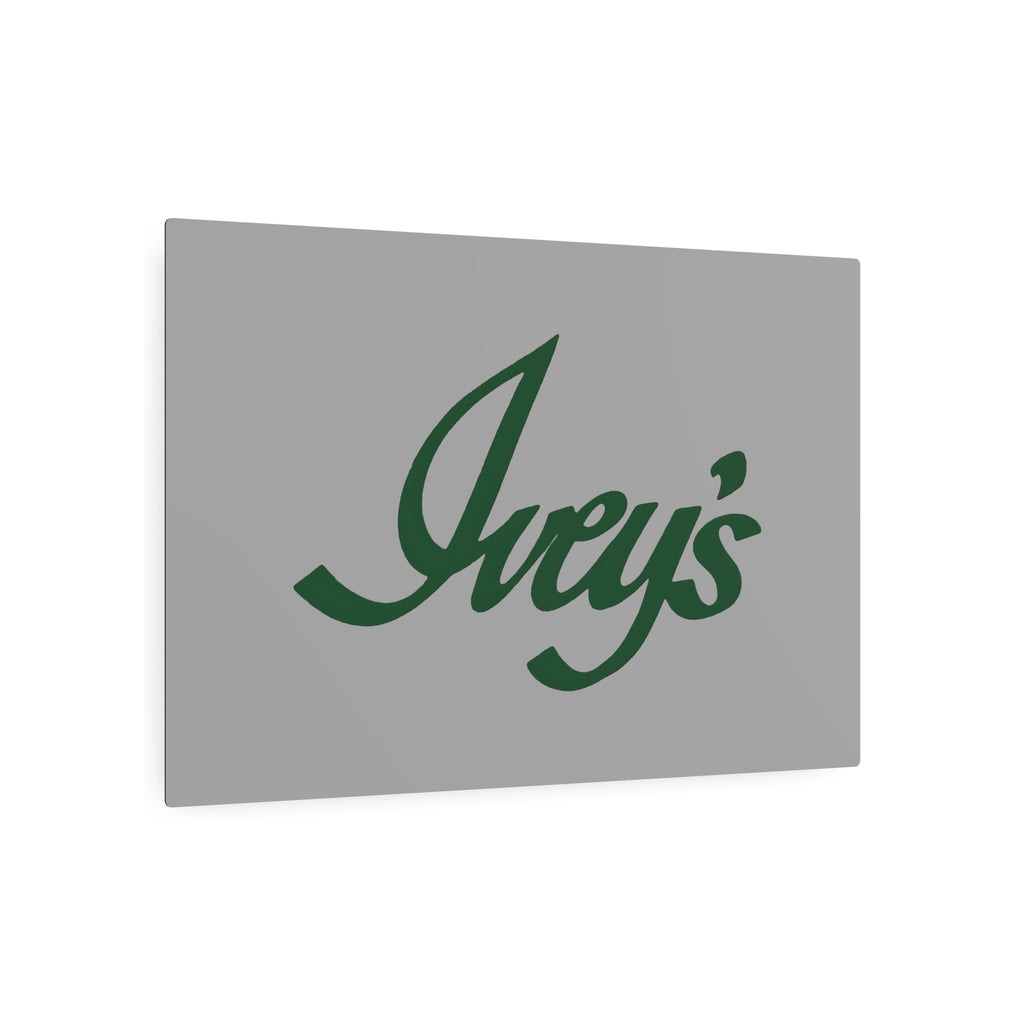 Ivey's Metal Sign