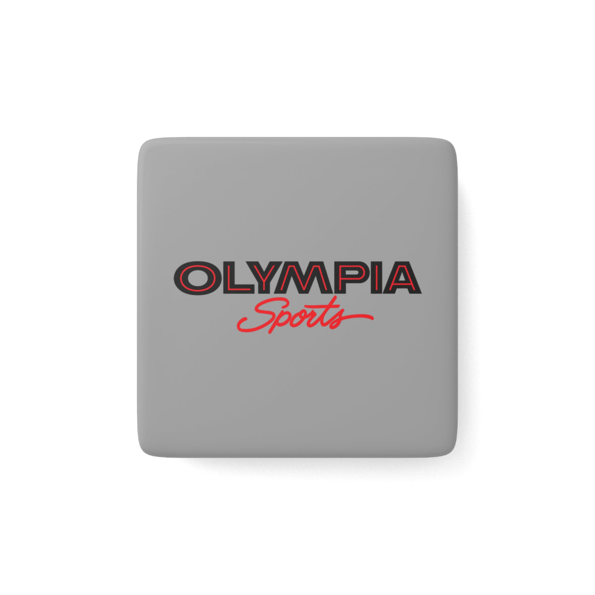 Olympia Sports Square Porcelain Fridge Magnet