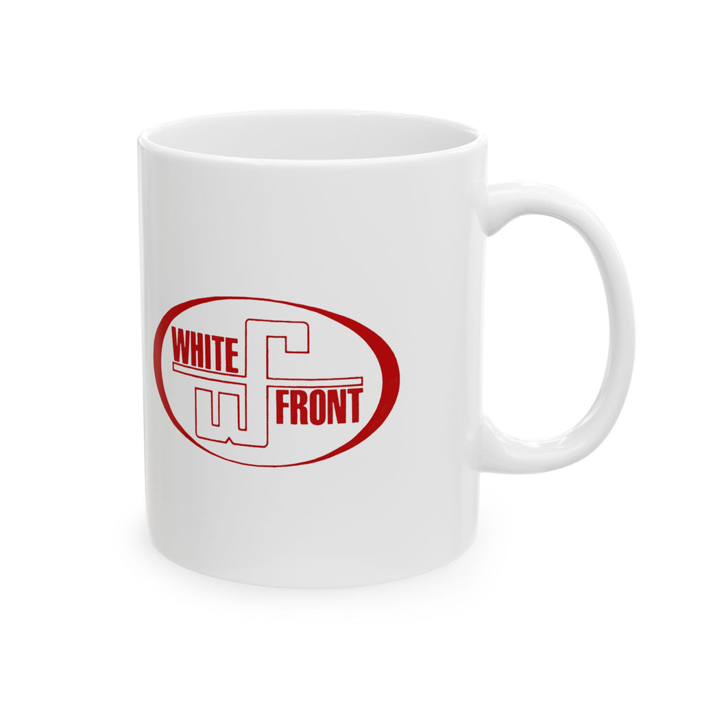 White Front Ceramic Coffee Mug