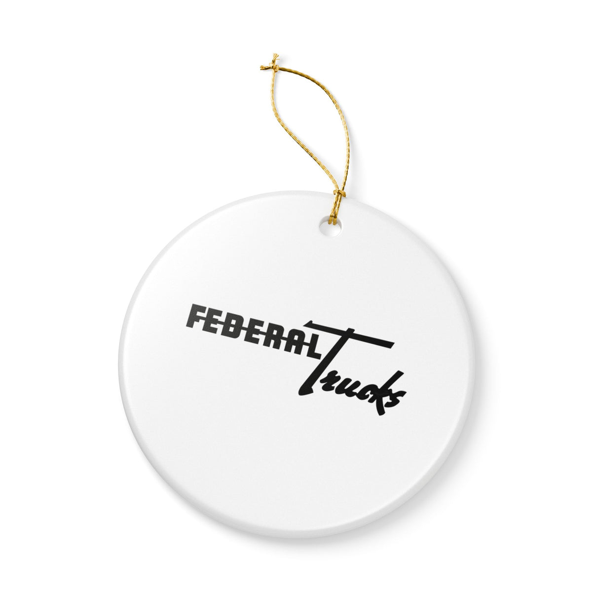 Federal Motor Truck Company Ceramic Ornament
