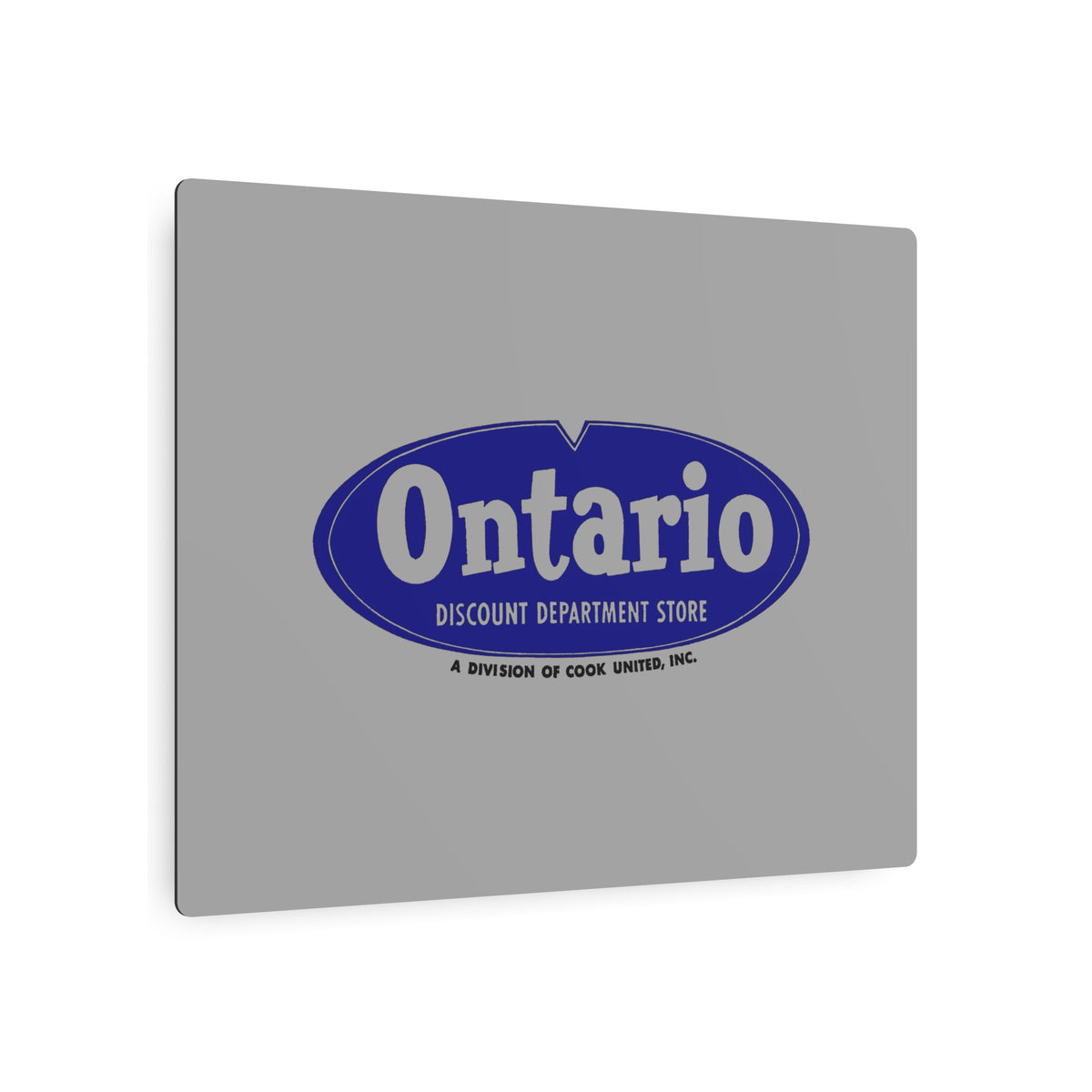 Ontario Discount Department Store Metal Sign