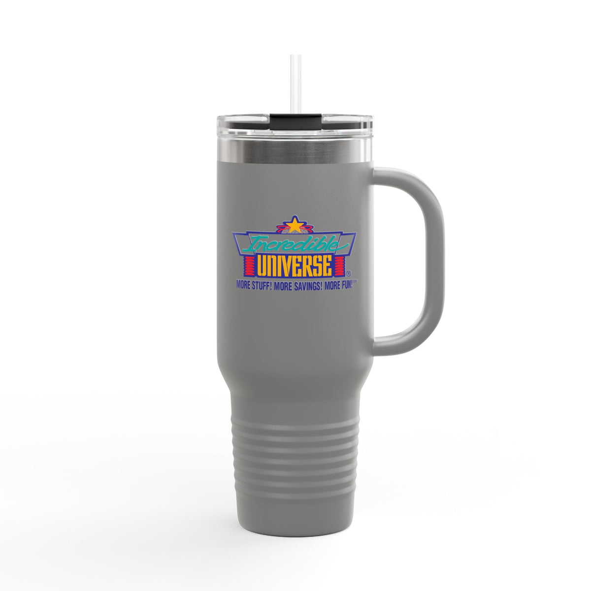 Incredible Universe 40oz Insulated Travel Mug Stainless Tumbler