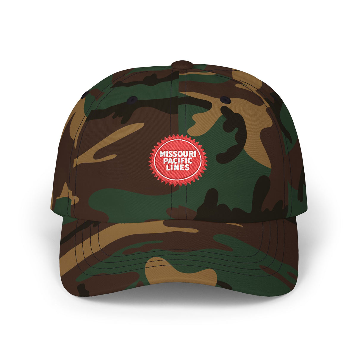 Missouri Pacific Railroad Embroidered Dad Cap Hat