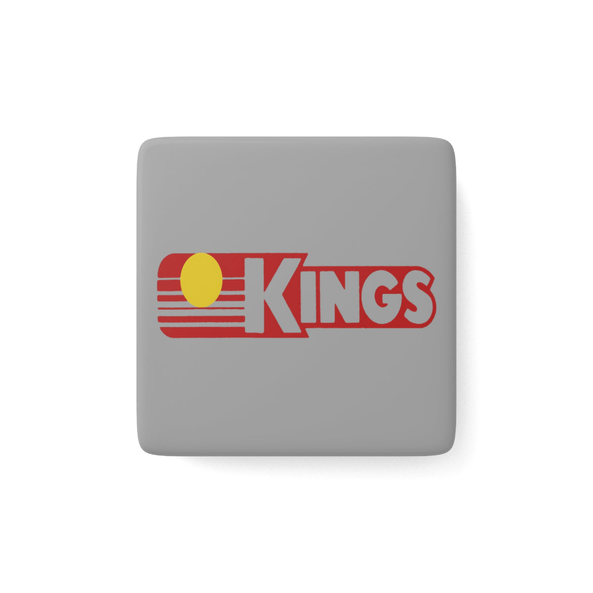 King's Department Stores Square Porcelain Fridge Magnet