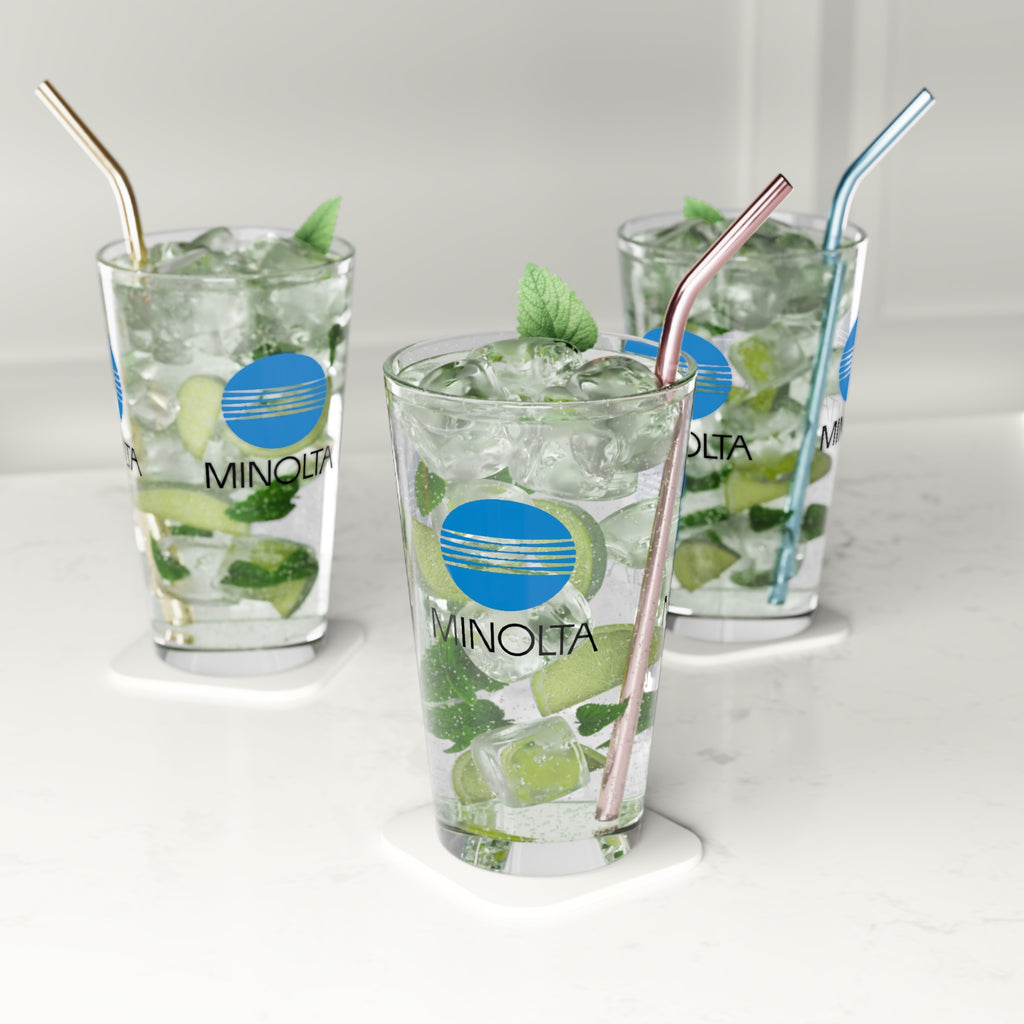 Minolta 16oz Pint Glass