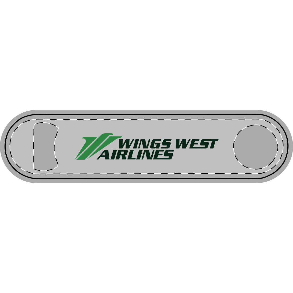 Wings West Airlines Metal Bottle Opener