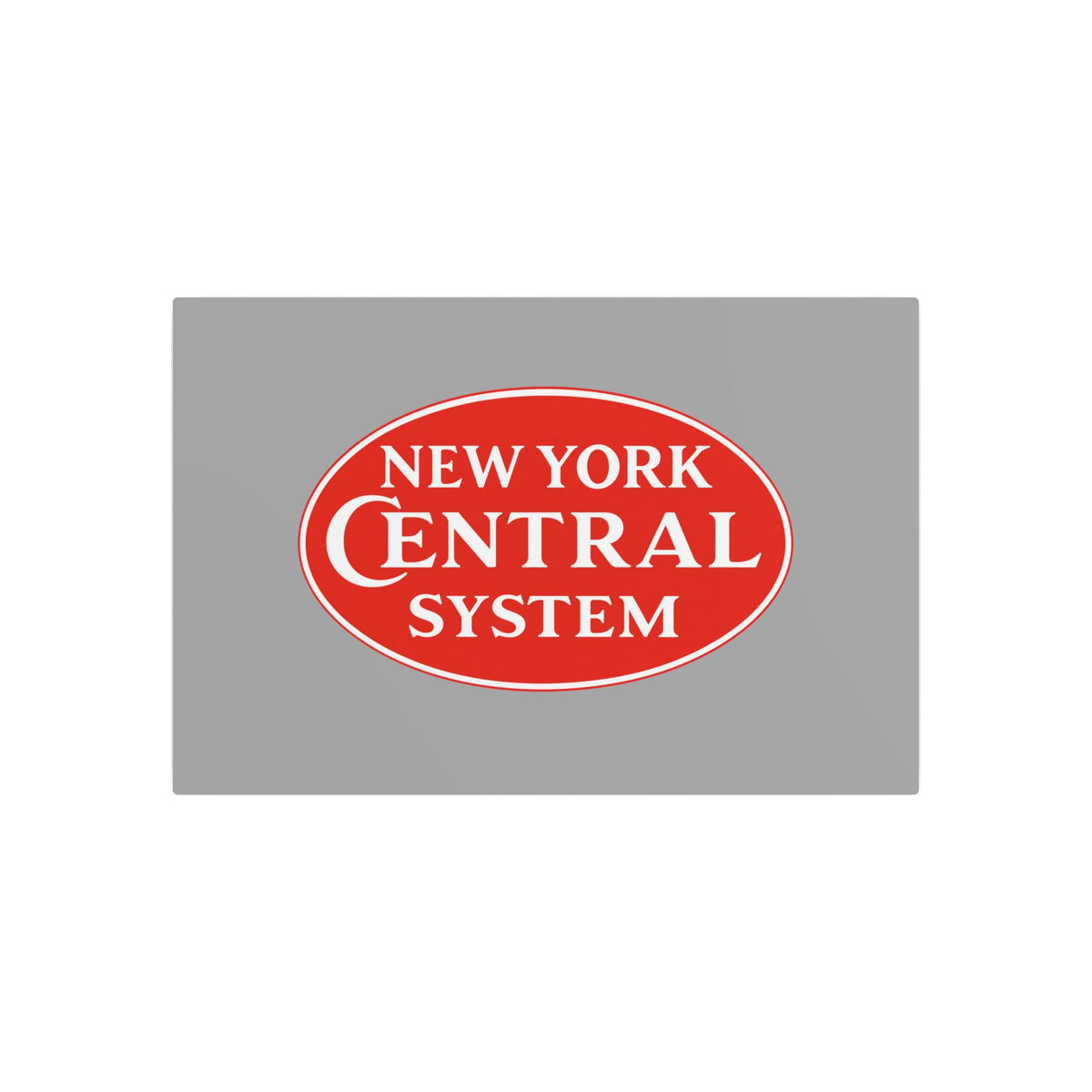 New York Central Railroad Metal Sign