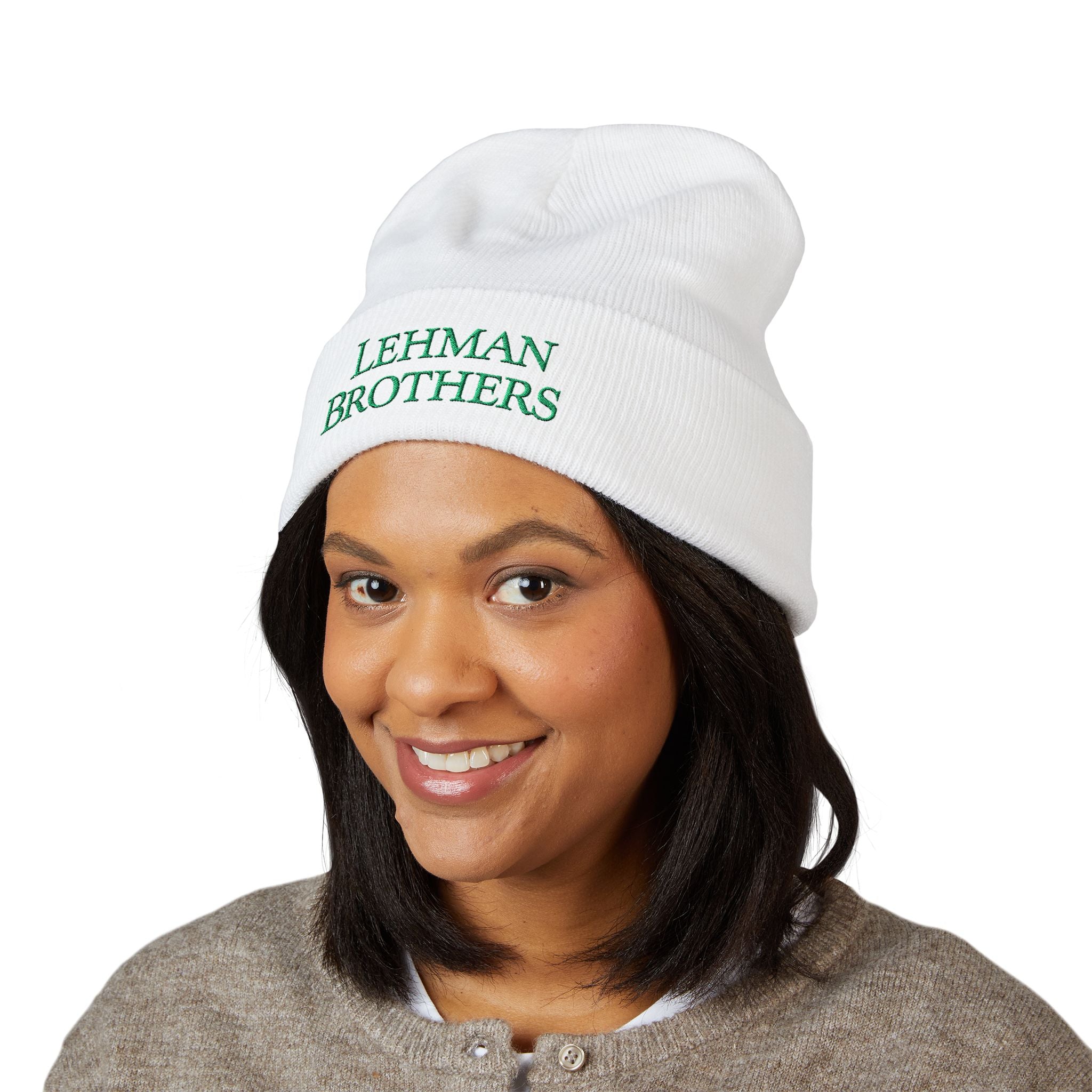 Lehman Brothers Cuffed Beanie