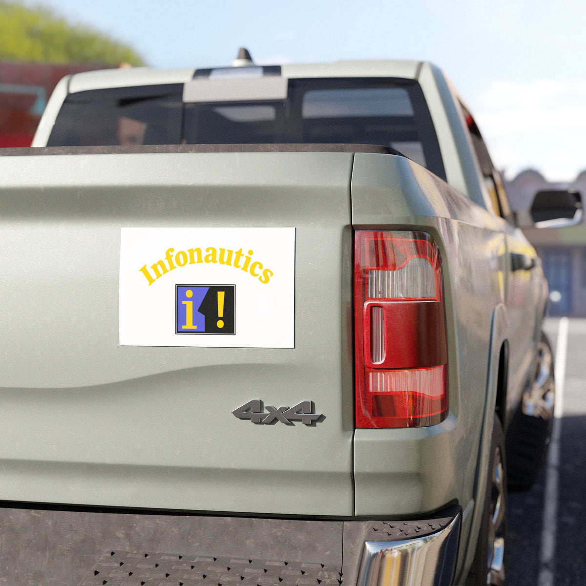 Infonautics Car Magnet