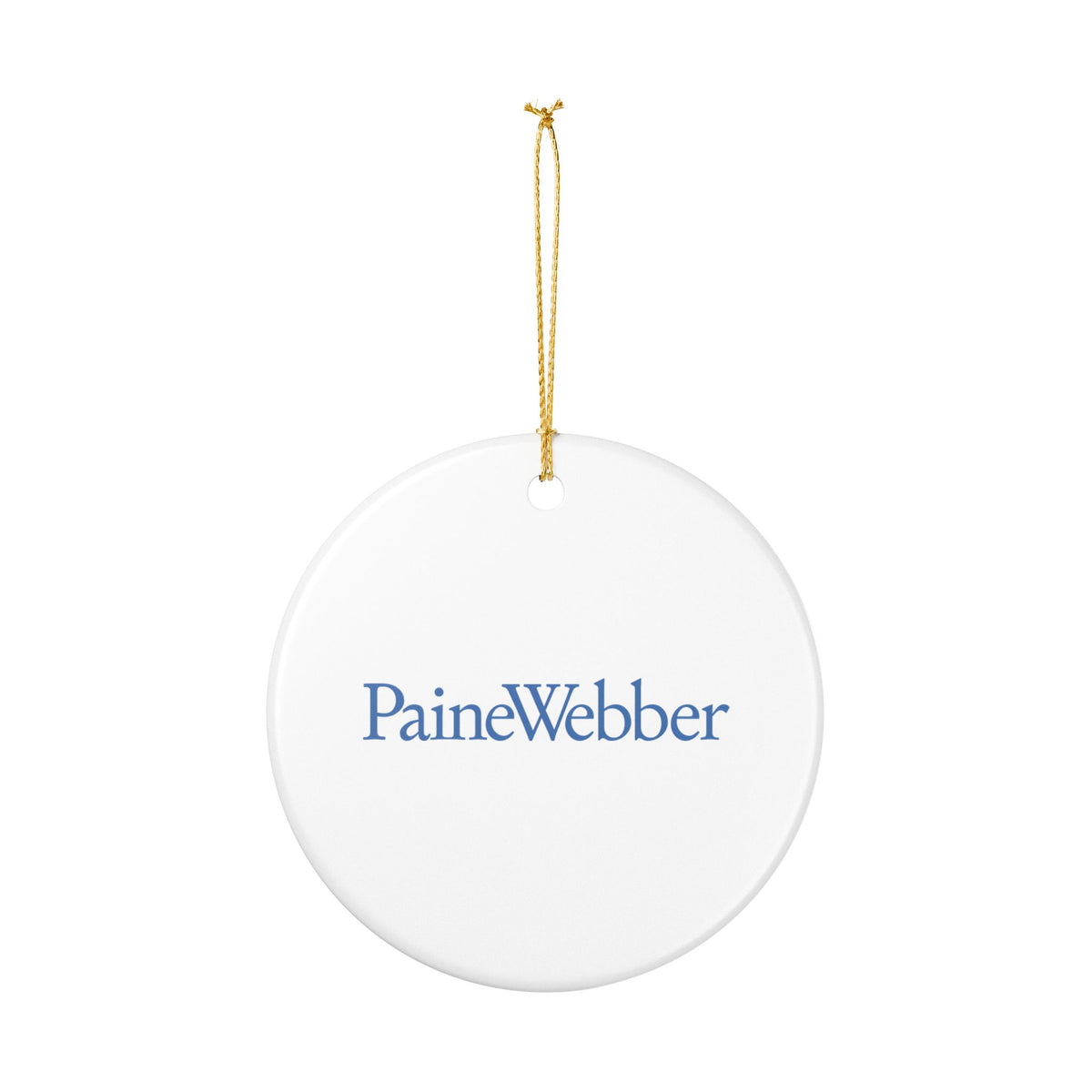 PaineWebber Ceramic Ornament
