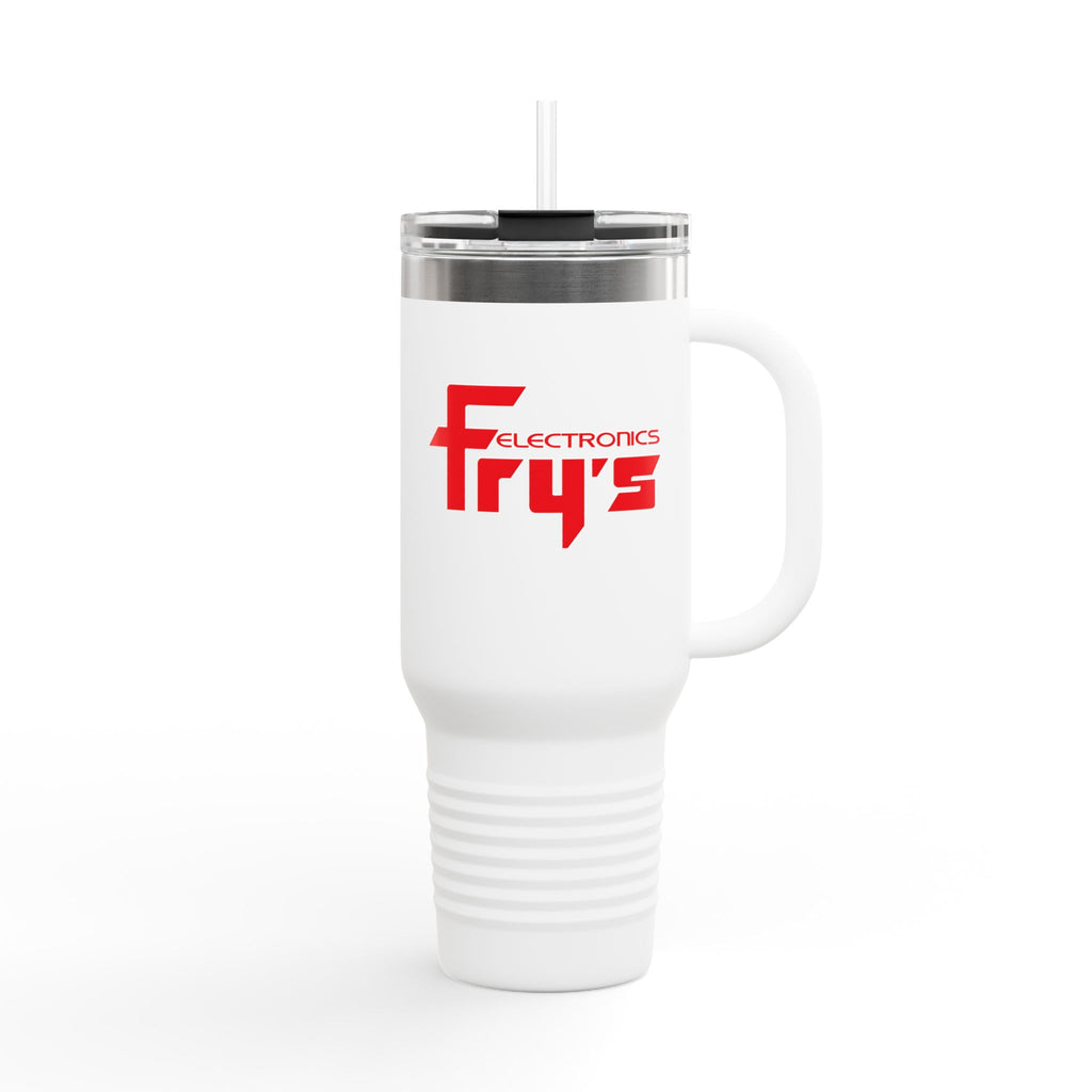 Fry's Electronics, Inc. 40oz Insulated Travel Mug Stainless Tumbler