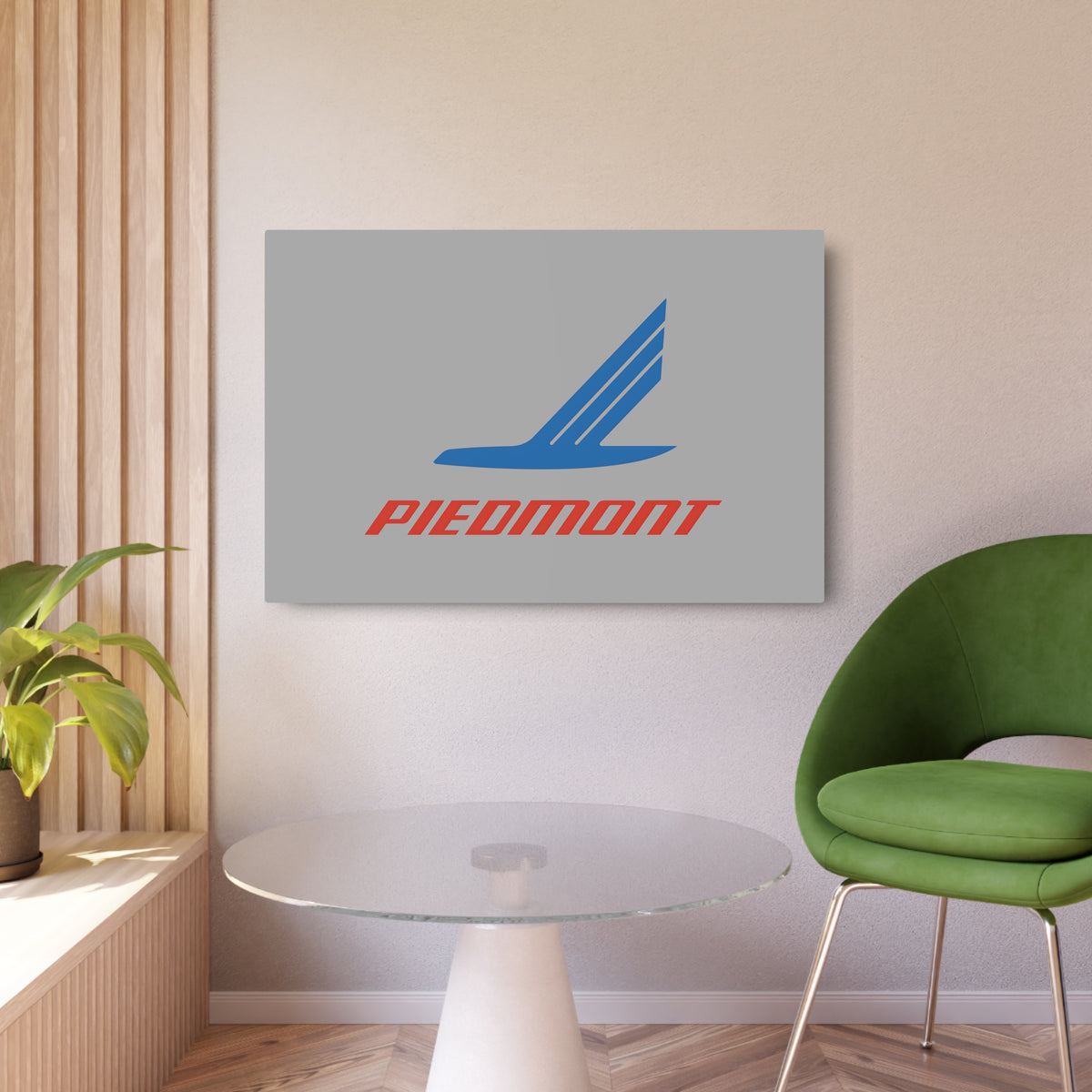 Piedmont Airlines Metal Sign