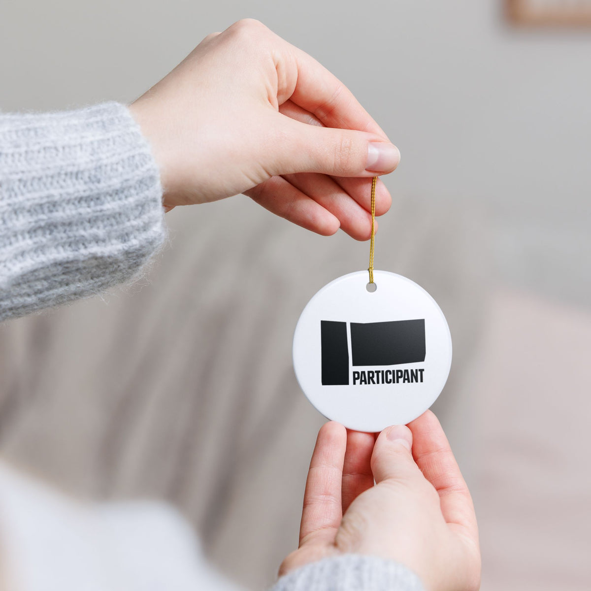Participant Media Ceramic Ornament