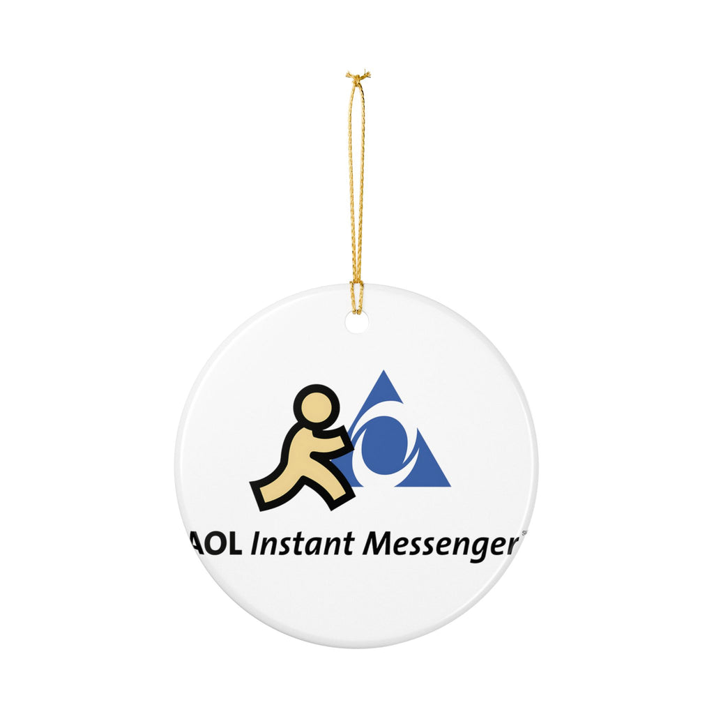 AOL Instant Messenger (AIM) Ceramic Ornament