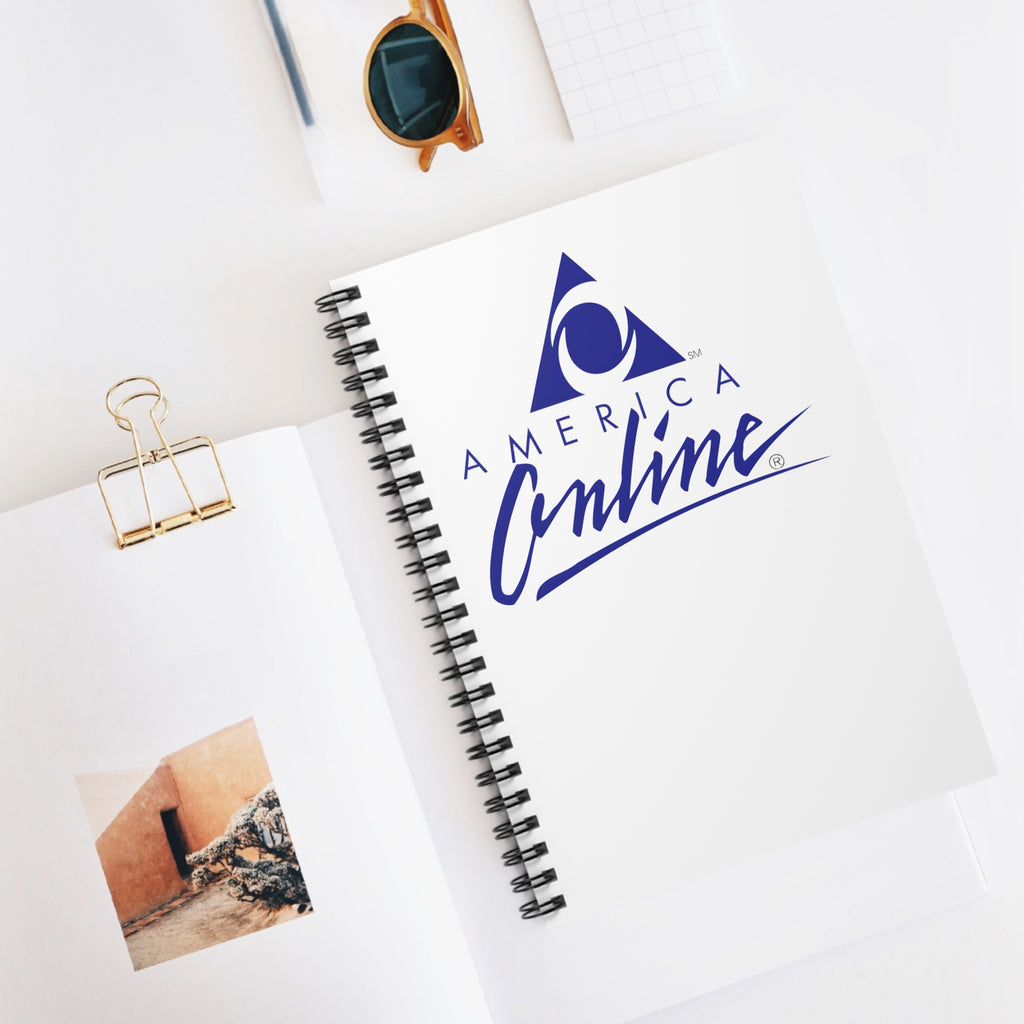 America Online (AOL) Spiral Notebook