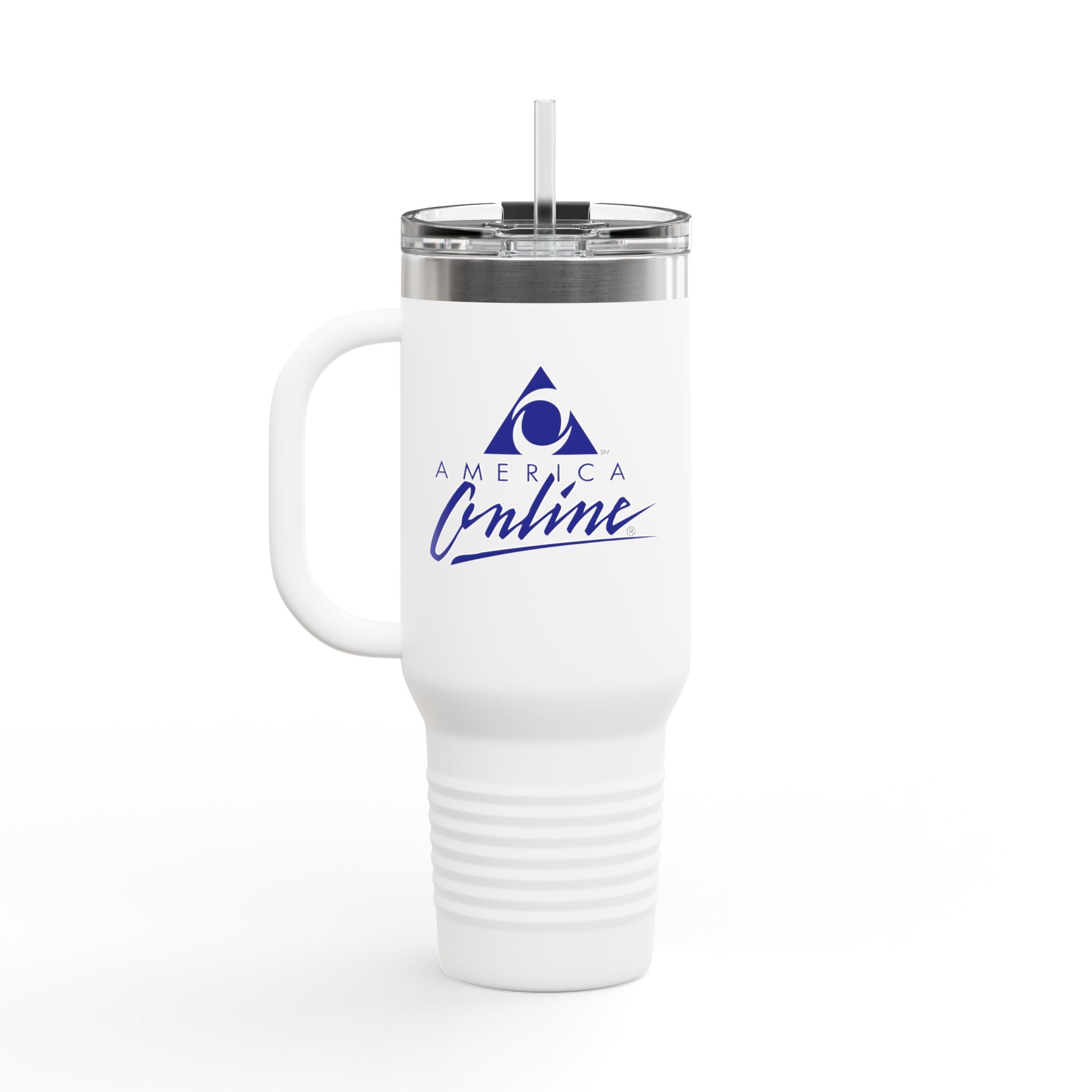 America Online (AOL) 40oz Insulated Travel Mug Stainless Tumbler