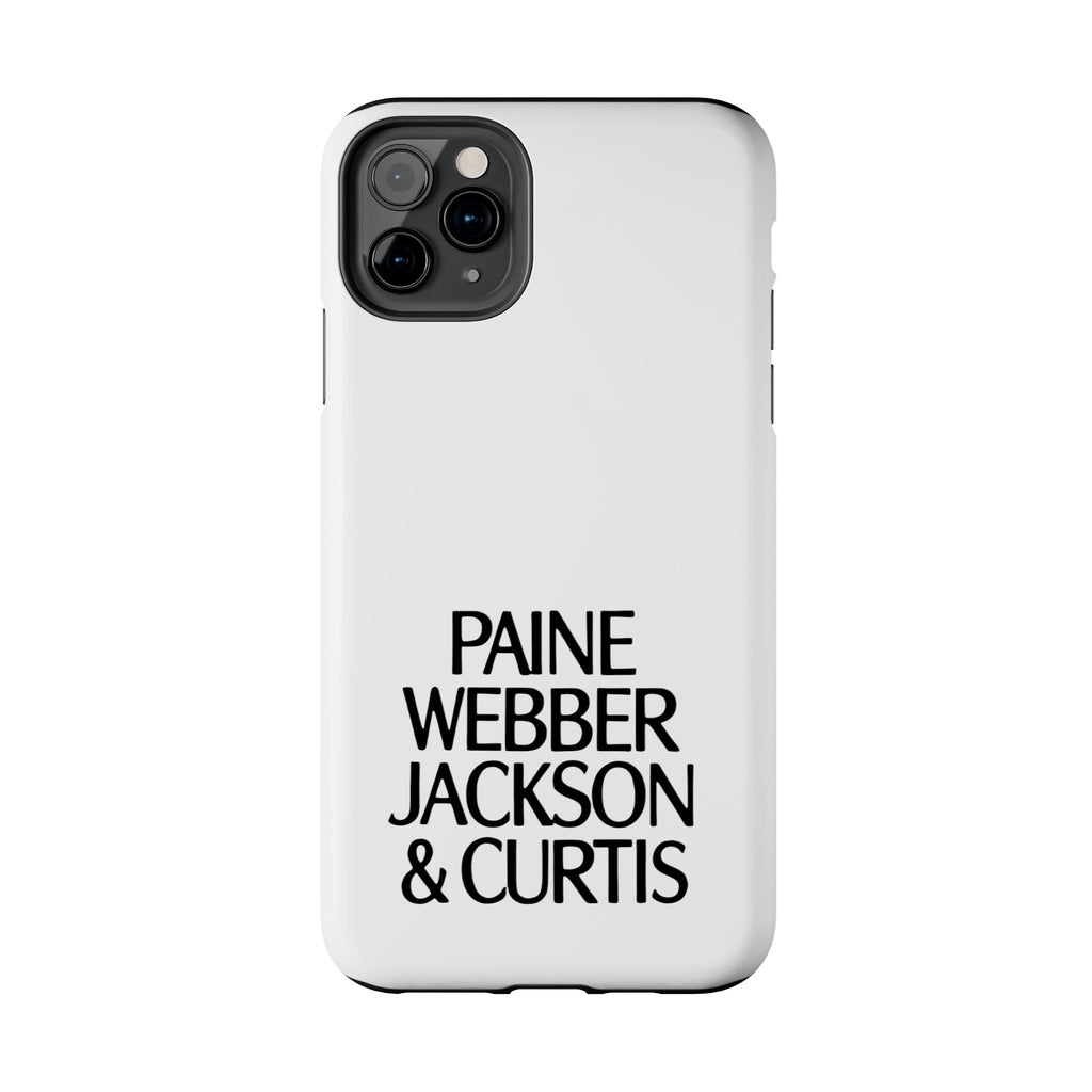 Paine Webber Jackson & Curtis Tough Phone Case