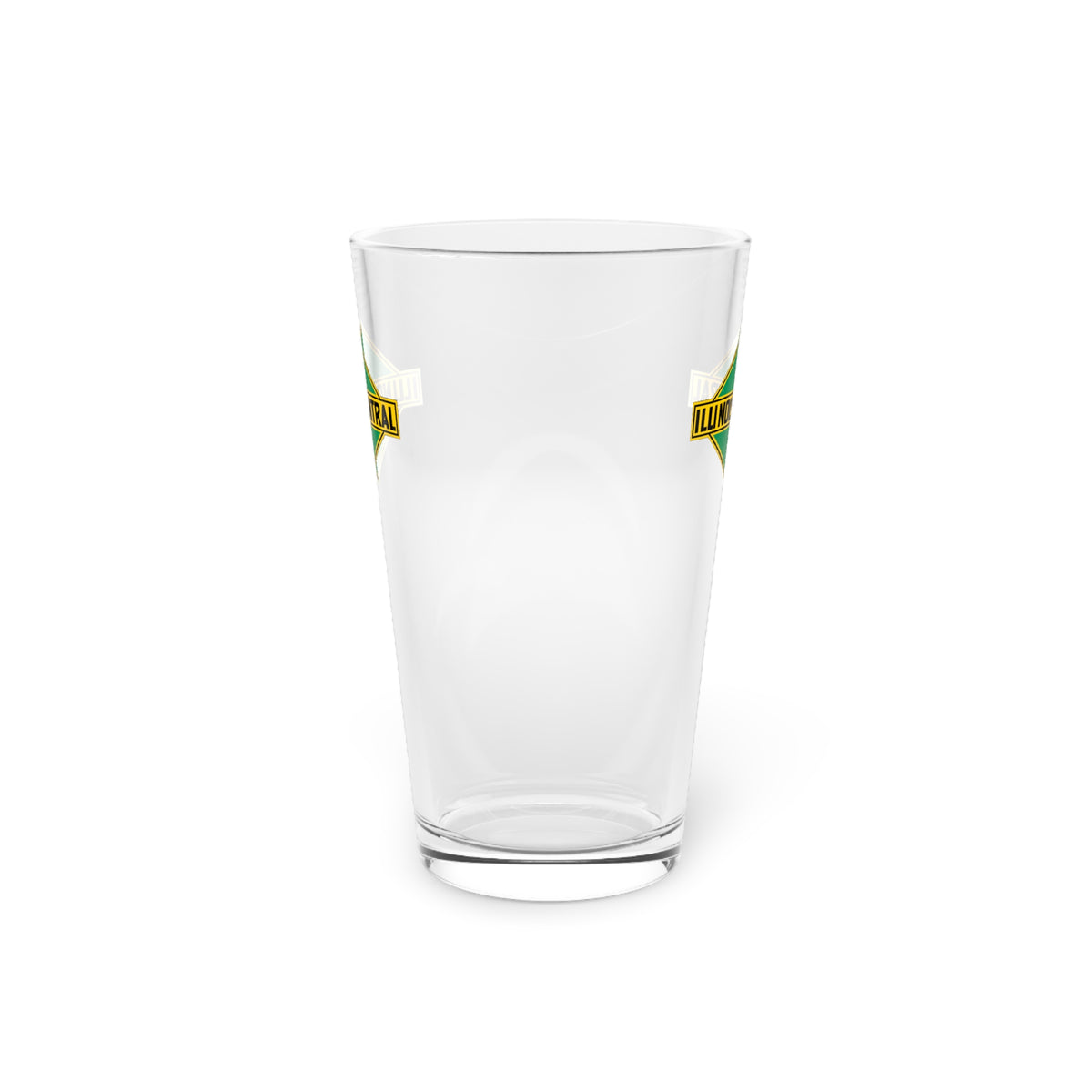 Illinois Central Railroad 16oz Pint Glass