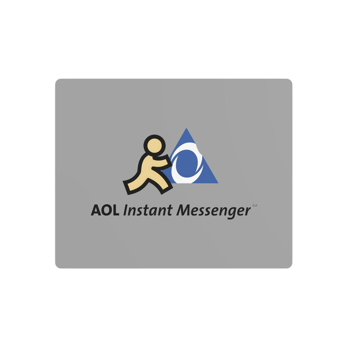 AOL Instant Messenger (AIM) Metal Sign